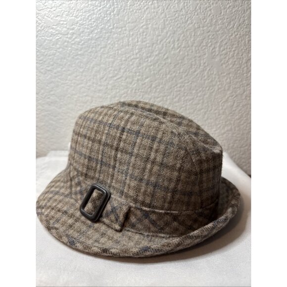 VINTAGE Pendleton Fedora Bucket Hat Tweed 100% Virgin Wool Men's - Picture 3 of 7